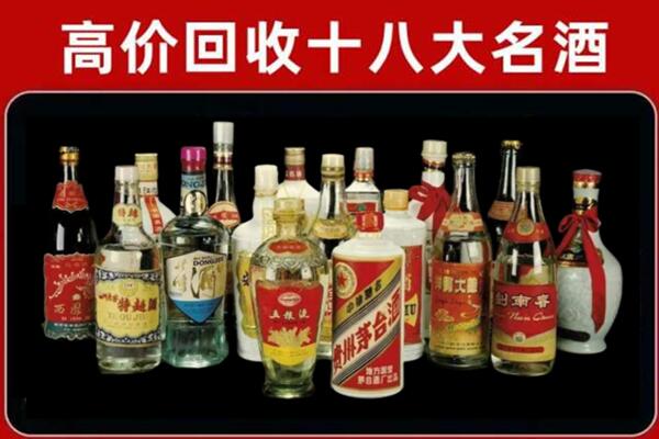 宕昌回收铁盖茅台酒